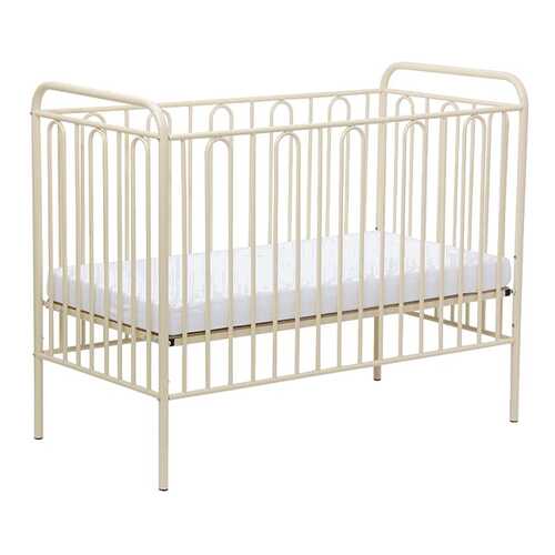 Кровать детская Polini Kids Vintage 110 металлическая, Кремовый в Гулливер