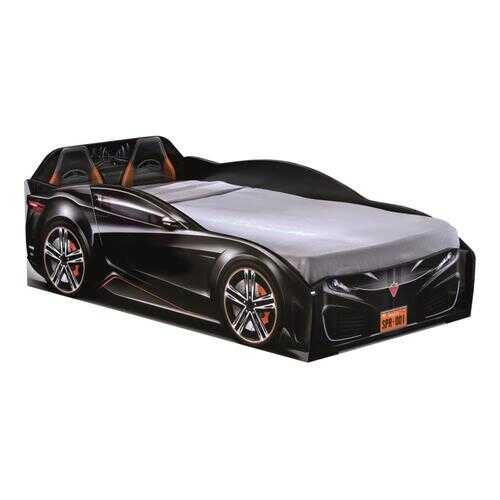 Кровать-машина Cilek Carbed Spyder черная 70х130 в Гулливер