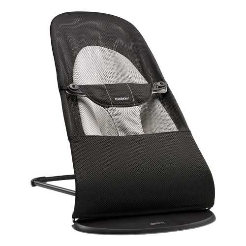 Шезлонг детский BabyBjorn Bouncer Balance Soft Черный/серый в Гулливер