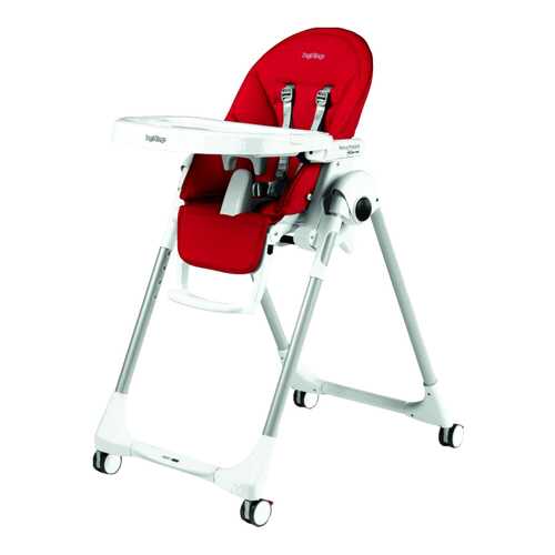 Стульчик для кормления Peg-Perego Prima Pappa Follow Me (цвет: красный) в Гулливер