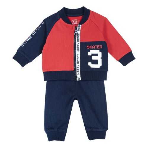 Спортивный костюм Chicco Skater, для мальчика, р.80, цв. красный в Гулливер