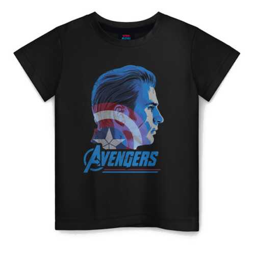 Детская футболка хлопок Captain America размер 104 в Гулливер