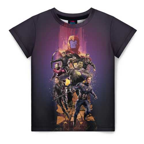 Детская футболка ВсеМайки 3D Avengers & Thanos, р. 152 в Гулливер