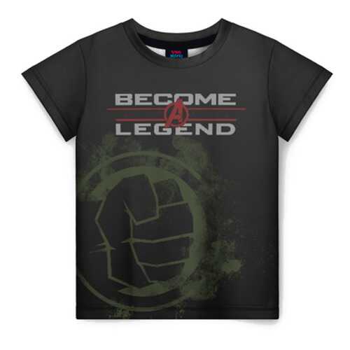 Детская футболка ВсеМайки 3D Hulk become a legend, размер 122 в Гулливер
