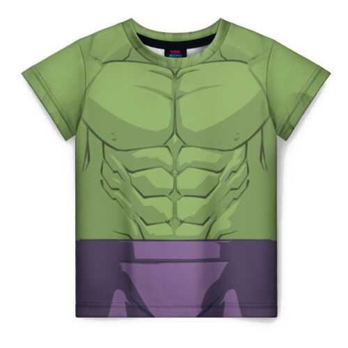 Детская футболка ВсеМайки 3D Hulk costume, р. 158 в Гулливер