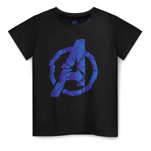Детская футболка ВсеМайки Avengers logo blue хлопок, р. 104 в Гулливер