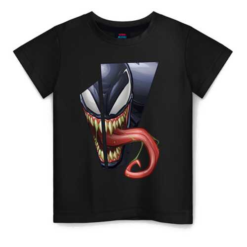 Детская футболка ВсеМайки Venom with tongue sticking out хлопок, р. 104 в Гулливер