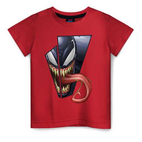 Детская футболка ВсеМайки Venom with tongue sticking out, размер 104 в Гулливер