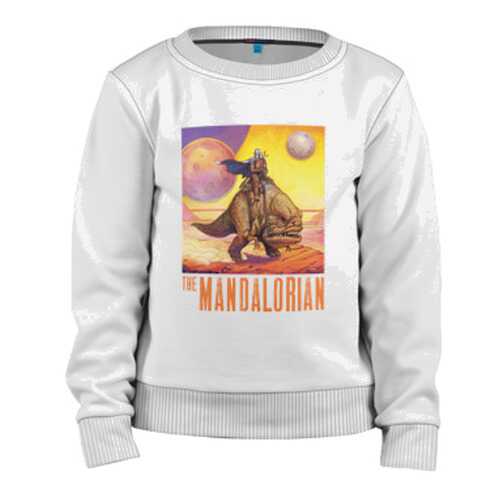 Детский свитшот ВсеМайки The Mandalorian хлопок, размер 128 в Гулливер