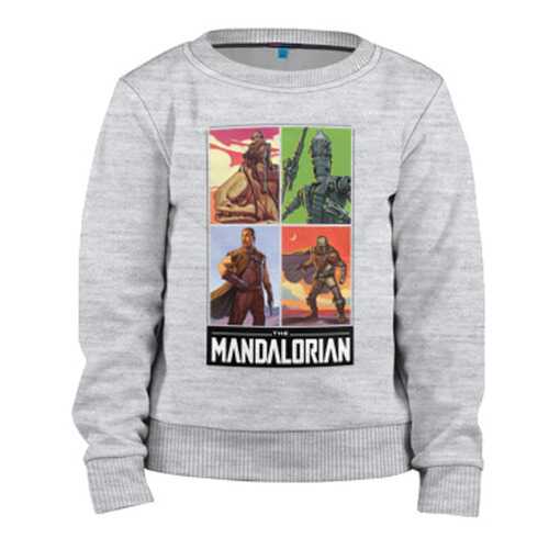 Детский свитшот ВсеМайки The Mandalorian, р. 140 в Гулливер