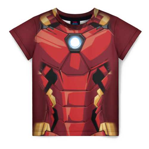 Детская футболка ВсеМайки 3D Iron Man costume, р. 86 в Гулливер