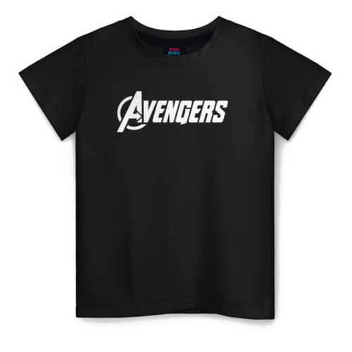 Детская футболка ВсеМайки Avengers logo white хлопок, р. 86 в Гулливер