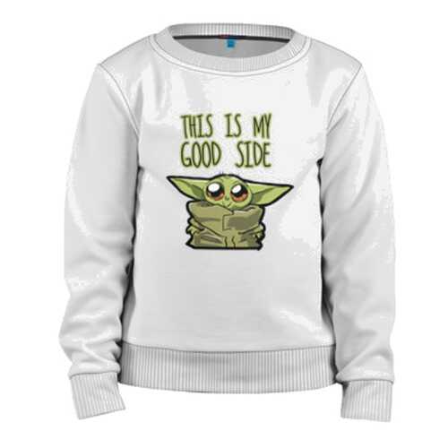 Детский свитшот ВсеМайки Child Yoda хлопок, размер 86 в Гулливер
