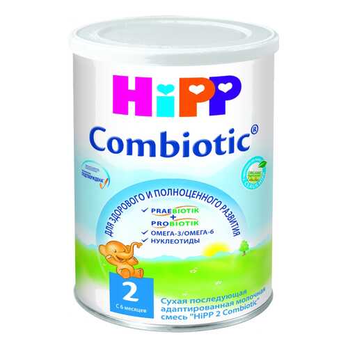 Молочная смесь HiPP Combiotic 2 от 6 до 12 мес. 350 г в Гулливер