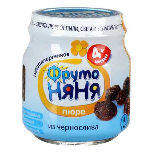 Пюре фруктовое ФрутоНяня из чернослива с 4 мес. 100 г в Гулливер