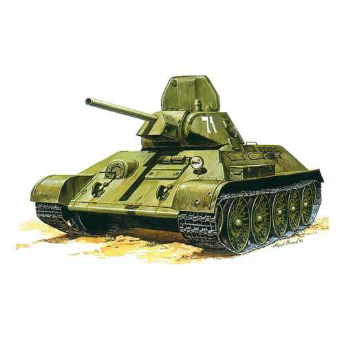 Модель для сборки Zvezda 1:35 Советский танк Т-34/76 1942 г. в Гулливер