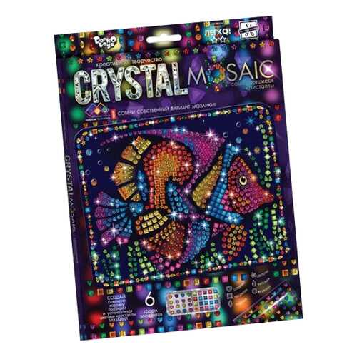 Мозаика из пайеток Danko Toys Crystal Mosaic Рыбка CRM-01-09 в Гулливер