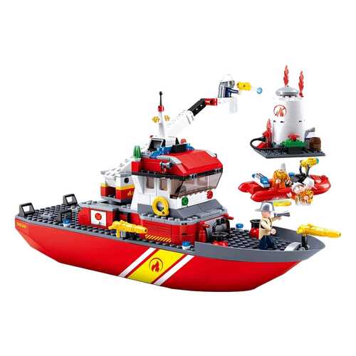 Конструктор пластиковый Sluban Корабль Пожарный M38-B0630 429 деталей в Гулливер