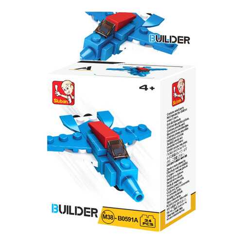 Конструктор пластиковый Sluban Строитель M38-B0591A Builder 26 Деталей в Гулливер
