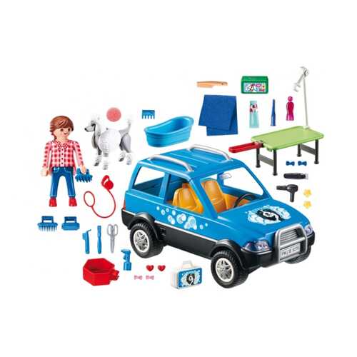 Игровой набор Playmobil Отель для животных Мобильный грумер для животных в Гулливер
