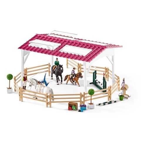 Школа верховой езды с лошадьми и наездниками Schleich 42389 в Гулливер