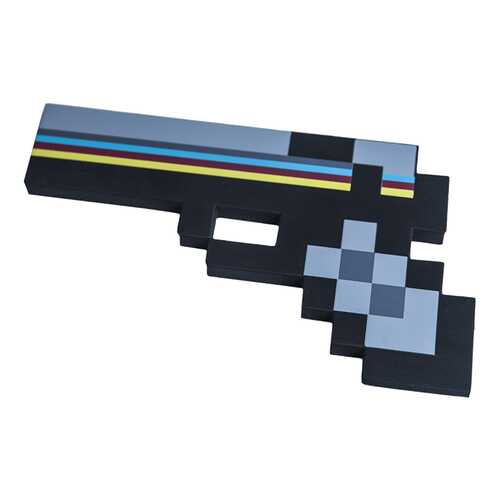 Пистолет 8Бит Pixel Crew Черный пиксельный 22см в Гулливер