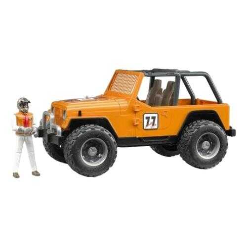 Внедорожник Bruder Cross country racer оранжевый с гонщиком в Гулливер