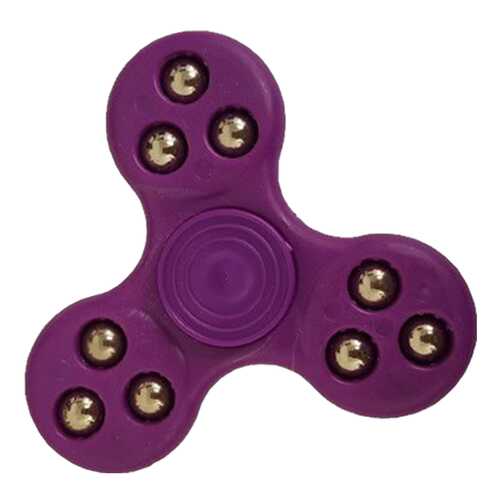 Пластиковый спиннер Fidget Spinner Roller Ball фиолетовый в Гулливер