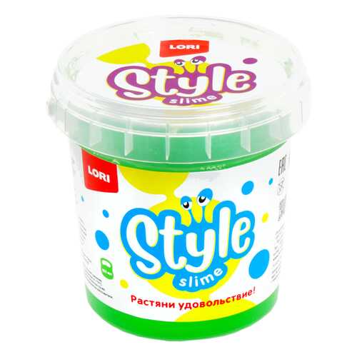 STYLE SLIME классический Зеленый с ароматом яблока, 150мл. в Гулливер