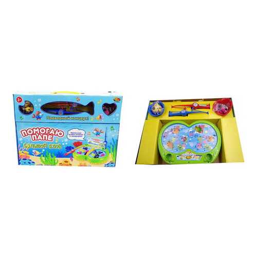 Игра в рыбалку ABtoys Большой улов Помогаю папе PT-00937 с удочкой в Гулливер