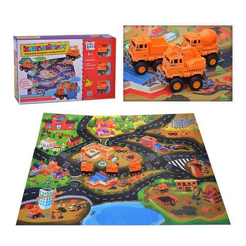 Игровой коврик с машинками Криблибург Kribly Boo в Гулливер