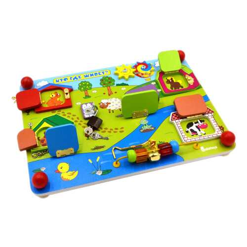 Развивающая игрушка Alatoys Кто где живет? в Гулливер