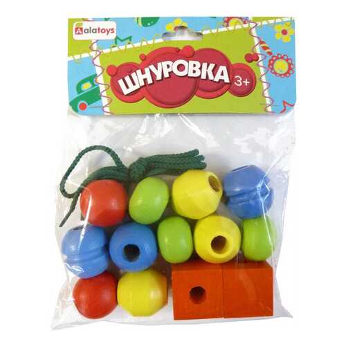 Шнуровка Alatoys Разные геометрические формы в Гулливер
