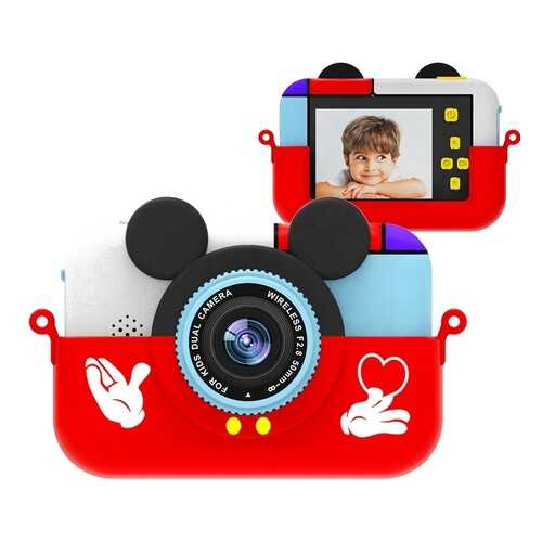 Детский фотоаппарат Микки Красный в Гулливер