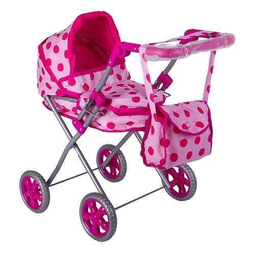 Коляска для кукол Shenzhen Toys люлька со складной крышей Д79531-1 в Гулливер