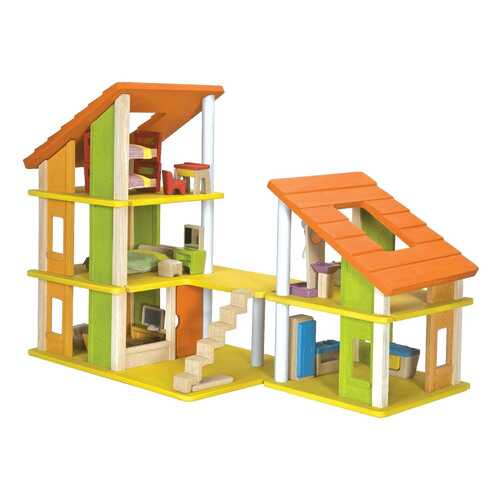 Кукольный дом PlanToys Кукольный Домик Шале с Мебелью в Гулливер