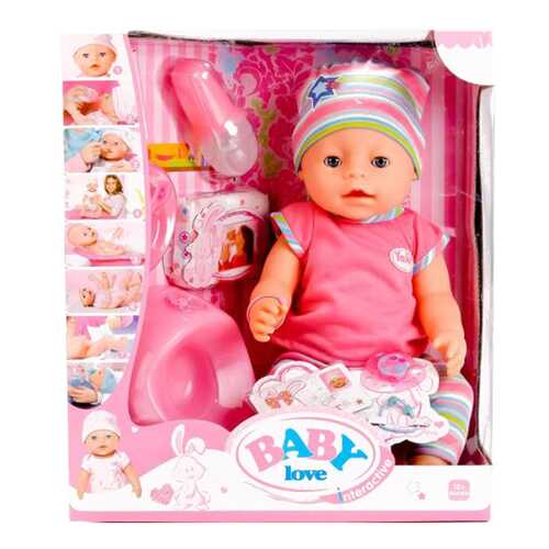 Пупс baby Love с аксессуарами Shantou Gepai BL020L в Гулливер