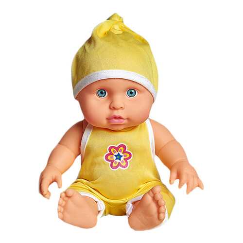 Пупс Cuddly Baby XM634/4 в желтом комбинезоне 23,5 см в Гулливер