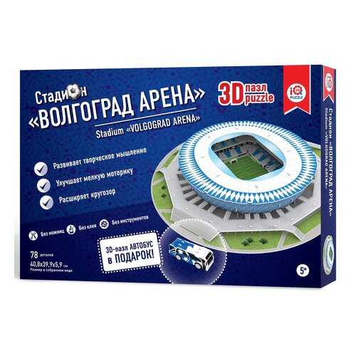 3d пазл IQ 3D PUZZLE 16550 Волгоград Арена в Гулливер