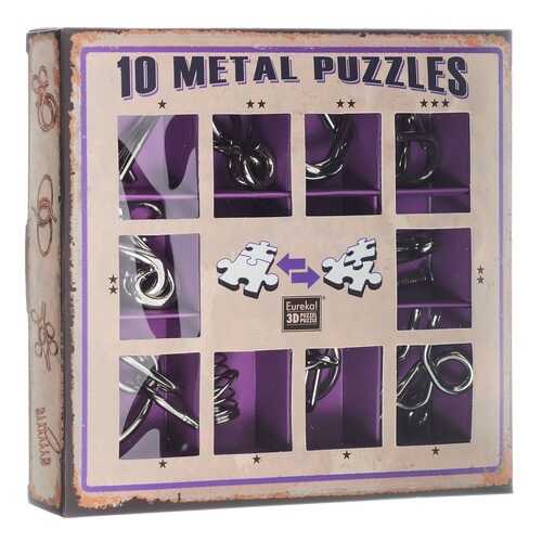 Головоломка Eureka 3D Puzzle фиолетовый металлический 10 шт. 473359 в Гулливер