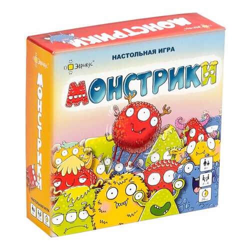 Игра настольная Монстрики в Гулливер