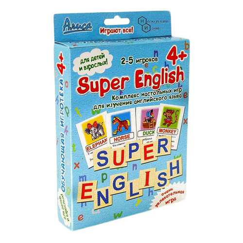 Настольная игра Super English в Гулливер