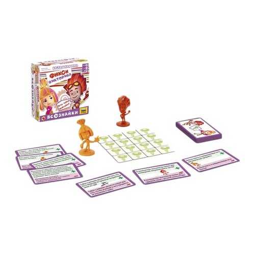 Семейная настольная игра Zvezda Фикси-викторина Всезнайки в Гулливер