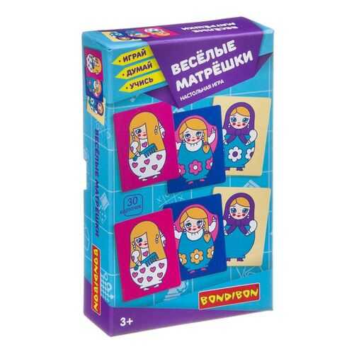 Весёлые матрёшки- настольная игра BONDIBON. в Гулливер