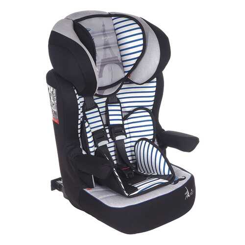 Автокресло Nania Myla Isofix Bonjour группа 1/2/3, Черный-Синий в Гулливер