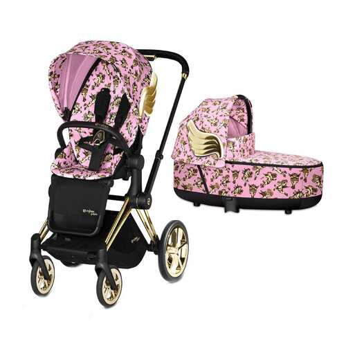 Коляска 2 в 1 Cybex PRIAM III FE Jeremy Scott Cherubs Pink в Гулливер