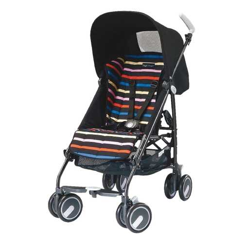 Коляска-трость Peg-Perego Pliko Mini черный в полоску в Гулливер