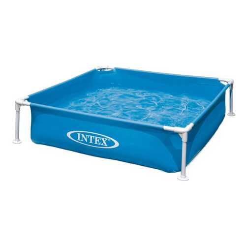 Детский каркасный бассейн Intex Mini Frame Pool 57173 122х122х30см голубой в Гулливер