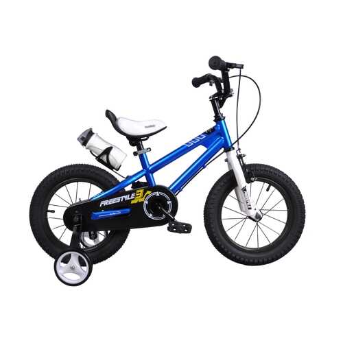 Детский велосипед Royal Baby Freestyle Steel 14 Синий в Гулливер