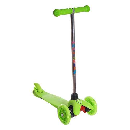 Самокат трёхколёсный Mars Kids mini light (цвет: зелёный) в Гулливер